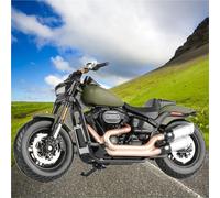 HFMXZHI Modèle réduit de Moto Modèle De Moto 1:18 pour Harley pour Davidson Fat Bob 114 2022, Alliage Métal, Course Rue(Green)
