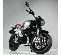 HFMXZHI Modèle réduit de Moto Modèle Réduit De Moto en Alliage Métallique Moulé sous Pression Jouets Décoratifs pour, Cadeaux d'anniversaire 1/9 pour BMW Latte R Nine T(Nero)