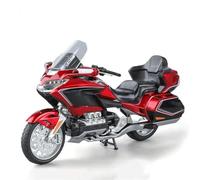 HFMXZHI Modèle réduit de Moto Modèle Réduit De Moto en Alliage Moulé sous Pression Jouet Sonore Et Lumineux 1/11 pour H-Onda Gold Wing GL800 2021(Rosso)