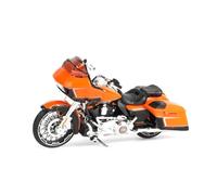 HFMXZHI Modèle réduit de Moto Véhicules Moulés sous Pression À Collectionner pour Harley pour Davidson CVO Road Glide 2022 L'échelle 1/18 Moto Miniature(Orange)