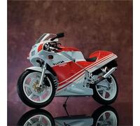 HFMXZHI Modèle réduit de Moto Voiture Miniature De Collection 1:12 pour H-Onda NSR 250R, Modèle Réduit Moto en Alliage, Décoration Bureau(Rosso)
