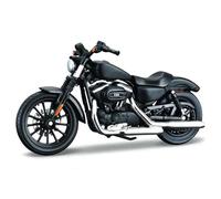 HFMXZHI Modèle réduit de Moto Voiture Miniature en Alliage 1/18 pour Harley pour Davidson pour Sportster 883 2014 Cadeau De Collection(Nero)