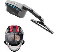 Hfnnhl Essuie-Glace pour Casque de Moto, essuie-Glace Universel pour Casque de Moteur, essuie-Glace électrique léger, étanche, Compatible avec la Plupart des visières