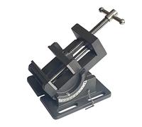 HFS Étau de forage inclinable en fonte de 10,2 cm pour perçage, taraudage et alésage avec réglages d'angle