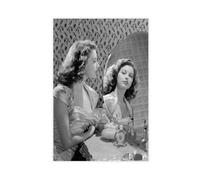 HFSEZP Impression sur toile Ava Gardner - Décoration murale pour salon, chambre à coucher - 50 x 75 cm