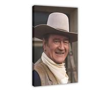 HFSEZP John Wayne, Poster sur toile pour décoration murale de salon, chambre à coucher, 20 x 30 cm