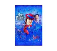 HFSEZP Poster du film Mary Poppins Returns - Décoration murale pour salon, chambre à coucher - 40 x 60 cm
