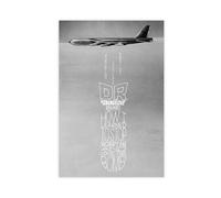 HFSEZP Poster sur toile Dr. Strangelove Or : How I Learned to Stop Worrying And Love The Bomb - Décoration de chambre à coucher, bureau, chambre - 50 x 75 cm