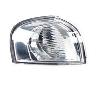 HFSWWLKJ Feux avants auto Compatible Avec Volvo Pour S80 1999-2006 Feu D'angle De Pare-chocs Avant Voiture Feux Antibrouillard Feux Latéraux Clignotants Sans Ampoule 30655423 30655422(White Right)