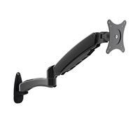 HFTEK® HF18DB Support Moniteur Mural Fixation Murale Support Wall Mount pour Écran TV 15 17 19 21 22 23 24 27 pouces avec VESA 75 / 100
