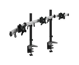 HFTEK Support de Bureau Table pour 3 Trois moniteurs de 15" à 34" avec VESA 75/100 (MP230C-XL)