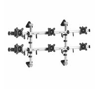 HFTEK Support mural pour 6 écrans de 15 à 27" (MP260W70-N)