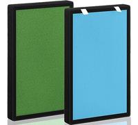 Hfunmo Lot de 2 filtres de rechange PB-P01 compatibles avec purificateur d'air Pro Breeze PB-P01, PB-P01F, filtre HEPA H13
