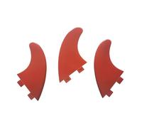 HFWRDVJCM Dérives de Surf G5, dérives FCS M Tri Fins, ailerons de Planche de Surf en Plastique for shortboard Thruster, Ensemble de 3 dérives en Nylon(Plum)