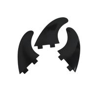 HFWRDVJCM Dérives de Surf G5, dérives FCS M Tri Fins, ailerons de Planche de Surf en Plastique for shortboard Thruster, Ensemble de 3 dérives en Nylon(Orange)