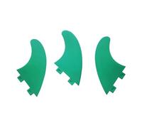 HFWRDVJCM Dérives de Surf G5, dérives FCS M Tri Fins, ailerons de Planche de Surf en Plastique for shortboard Thruster, Ensemble de 3 dérives en Nylon(Clear)