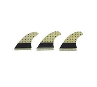HFWRDVJCM Dérives Thruster Surf en Carbone nid d'abeille et Fibre de Verre for Planches de Surf AM2 SuperE Rasta(White)