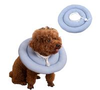 HFYRBDKSPI Collier cône Doux pour Chiens après Chirurgie, Alternative pour empêcher de lécher, Coussin Cervical Confortable,Bleu,M