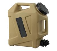 HFYSGVO Réservoir d'eau de Camping 12 L, Seau d'extérieur Grande capacité, Sac Portable, Robinet Amovible, réservoir for Pique-Nique(Khaki)