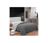 HG-2420BCO: Couette En Microfibre Bicolore - 240x200cm Gris