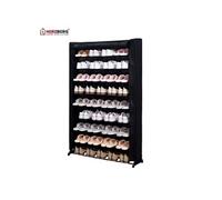 Herzberg HG-8077: Organisateur de Porte-Chaussures à 9 Niveaux Noire Herzberg Home & Living Noir G