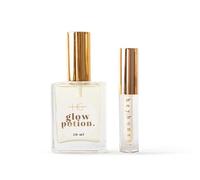 HG AESTHETICS Hydrating Glow Duo - Glow Potion Huile sèche universelle (50 ml) + HeyHoney Lip Plumping & Sérum nourrissant (10 ml) - Sérum pour le visage, le corps, les cheveux et les lèvres