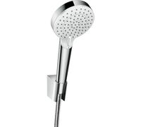 HG Brauseset Crometta Vario Porter d= 10cm Eco 9 l/min BS 1250 weiss/chrom