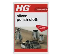 HG Chiffon de polissage pour argent, chiffon de polissage des métaux spécialisé pour bijoux et ornements, tissu de nettoyage imprégné spécial de qualité supérieure, nettoie en douceur et restaure la