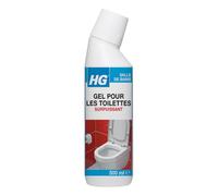 HG Gel nettoyant pour toilettes ultra puissant, anti-calcaire et anti-taches - 500 ml