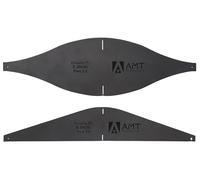 Hg hava Matrice de découpe, matrice de découpe pour couper l'isolation pour les coudes d'aération pressées, angle de 90°, pochoir de découpe, pochoir à découper, Ø 200 mm