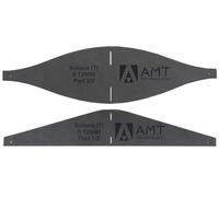 Hg hava Matrice de découpe, matrice de découpe pour couper l'isolation pour les coudes d'aération pressées, angle de 90°, pochoir de découpe, pochoir à découper, Ø 125 mm