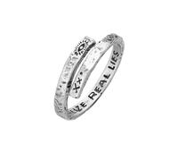 HG HAZE & GLORY Bague HG HAZE & GLORY - Bague Hommes en argent sterling 925, Bijoux Hommes, Bague en argent oxydé, Cool, Twisted Eye