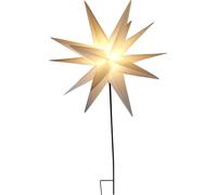 HG LED Étoile avec tige plastique blanc Ø 58 cm J30323