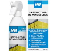 HG Mould Spray, nettoyant efficace contre les moisissures noires, élimine les taches - 500 ml