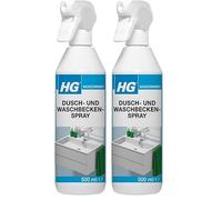 HG Nettoyant quotidien en spray pour salle de bain pour une utilisation quotidienne dans la douche et le lavabo, convient pour les cabines de douche en plastique, les murs carrelés, le marbre et la