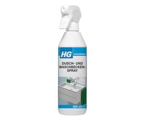 HG Nettoyant quotidien en spray pour salle de bain pour une utilisation quotidienne dans la douche et le lavabo, convient pour les cabines de douche en plastique, les murs carrelés, le marbre et la