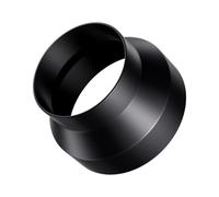 HG Power Réducteur Acier Galvanisé 100 vers75 mm Adaptateur | Raccord pour Gainable Flexible d'Extraction, Résistant à 200°C, pour Hotte, Climatisation, Salle de Bain, Grow Tent, Noir