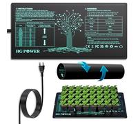 HG Power Tapis Chauffant pour Plantes - Serre Chauffante avec Protection Contre la Surchauffe pour Terrarium, Tente de Culture, Growbox, Accessoires de Culture 53 x 25 cm, 55W (sans régulateur)