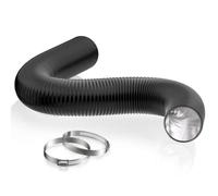 HG Power Tuyau d'Evacuation de 150mm en PVC Aluminium Gaine de Ventilation pour Extracteur d'Air, Climatisation, Sèche-linge, hotte (10m de longueur)