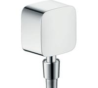 Hg Raccord de Tuyau Fixfit DN15 Chrome avec Joint à Rotule Et Disconnecteur