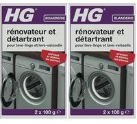 HG rénovateur et détartrant pour lave-linge et lave-vaisselle (Lot de 2)