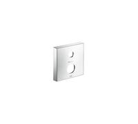 HG Rosette D'Extension Axor Carrée 2-Holes 0-1-2 Chrome
