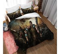 HGADXVBE Parure de Lit pour Ge-ars of W.AR, Microfibre Taies d'oreiller & Lit, BedDécor de Chambre Collectio pour Adultes, Sets(A6,135 * 200cm)