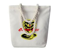 HGADXVBE Tote bag coton Pour Cob.ra kai, sac en toile coton avec logo imprimé, pour école université livres et documents, événement