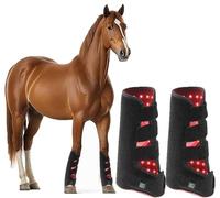 HGAYUBDV Appareil de luminothérapie Rouge et Infrarouge for Chevaux, Enveloppement de thérapie Infrarouge Proche for Chevaux, luminothérapie Profonde Portable, for Les plaies des Chevaux(1 Pair)