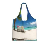 Hgbbdyyjj Chaises de plage palmier bateau personnalisé multi scène mode décontracté avec fermeture éclair sac fourre-tout sac de plage sacs de banlieue