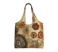 Hgbbdyyjj Medallion Multi Scène Personnalisé Mode Décontracté avec Fermeture Éclair Cabas Cabas Fourre-tout Sac de plage Sac de banlieue Sacs