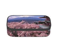 Hgbbdyyjj Mount Fuji Japan Trousse à crayons multifonction avec compartiment de grande capacité, Noir , Taille unique, Organiseur de sac