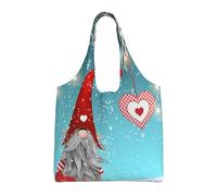 Hgbbdyyjj Nain de Noël traditionnel personnalisé multi scène mode décontracté avec fermeture éclair sac fourre-tout sac de plage sac de banlieue sacs