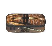 Hgbbdyyjj New York Manhattan Bridge Night Trousse multifonction avec compartiment de grande capacité, Noir , Taille unique, Organiseur de sac